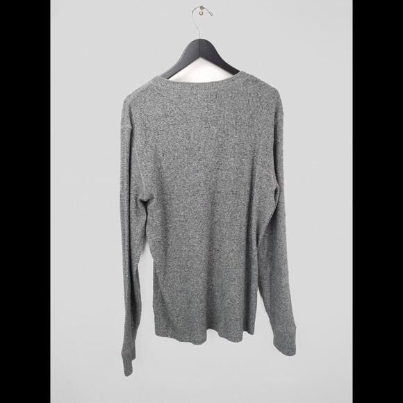 [SOLD] NWT DOUBLE RL RRL Men's Sz XL Grey Cotton Henley Long Sleeve RALPH LAUREN - Picture 5 of 7